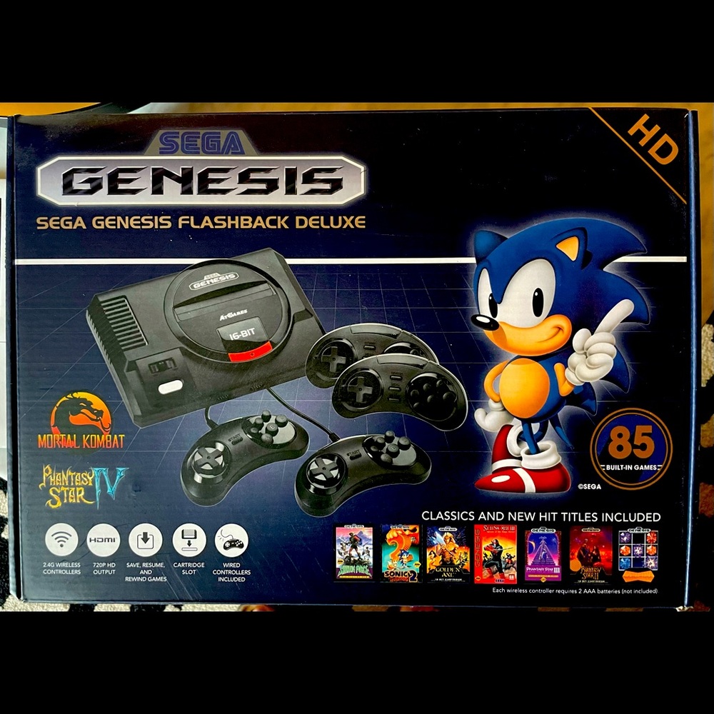 SEGA GENESIS Flashback Deluxe with box
